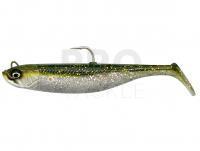 Soft bait SG Savage Minnow 12.5cm 35g - Green Silver 2+1pcs