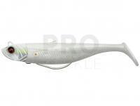 Soft bait SG Savage Minnow Weedless 12.5cm 28g 2+1pcs - White Pearl Silver