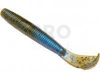 Soft bait Strike King Rage Ned Cut-R Worm 7.5cm - Blue Craw