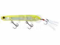 Lure Yo-Zuri 3DB Pencil Popper 4-3/8 in | 110 mm | 1/2 oz | 15 g - Prism Chartreuse Silver (R1444-PCLS)