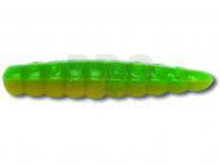 Quantum Soft Baits Magic Trout B-Maggot 25mm - Garlic | Yellow-green