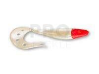 Soft Baits Delalande Sandra 12cm - 62 Blanc Nacré Tête Rouge