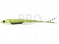 Soft baits Fish Arrow Flash‐J Split SW 4" - #102 Chart/Silver