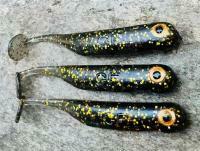 Soft Baits Great Fish GF1 49mm 1g - no scent - black&gold