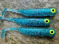 Soft Baits Great Fish GF1 49mm 1g - no scent - glitter blue