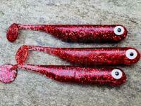 Soft Baits Great Fish GF1 49mm 1g - no scent - glitter red
