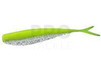 Soft Baits Lunker City Fat Fin-S Fish 3.5" - #086 Chartreuse Silk Ice