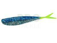 Soft Baits Lunker City Fat Fin-S Fish 3.5" - #273 Blue Ice/ Chartreuse Tail