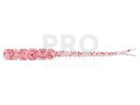 Soft Baits Mustad AJI Worm Bachi-Bachi 2" 5cm - Clear Red Glitter