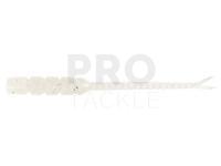 Soft Baits Mustad AJI Worm Bachi-Bachi 2" 5cm - White Glow Glitter