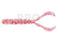 Soft Baits Mustad AJI Worm Chiki-Chiki 1.7" 4.3cm - Clear Red Glitter