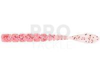 Soft Baits Mustad AJI Worm Fla-Fla 2" 5cm - Clear Red Glitter