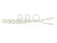 Soft Baits Mustad AJI Worm Pilo-Pilo 2" 5cm - White Glow Glitter