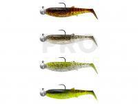 Soft Baits Savage Gear Cannibal Shad Mix 10cm 9G+10G #3/0 | 4+4PCS - Clear Water Mix: Holo Baitfish, Motor Oil UV, Ice Minnow, Chartreuse Pumpkin