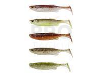 Soft Baits Savage Gear Fat Minnow T-Tail 9cm 7g 5pcs - Clearwater Mix