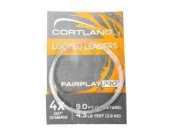Cortland Fairplay Pro Nylon Tapered Leader | Clear | 9ft | 2X - 7 LB
