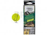 Leaders Owner Method Feeder Braid with Quick stop FDB-03 10cm #8 0.15mm 10lb 4.6kg 6pcs