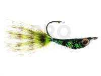 Real Minnow no. 4 - Perch chartreuse tail