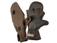 Fleece gloves with non-slip material RE-04