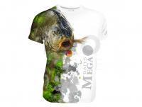 Dragon Breathable T-shirt Megabaits - carp white - XXL