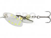 Lure Savage Gear Sticklebait Spinner #1 4.5g - Green Silver AYU