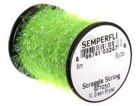 Semperfli Straggle String Micro Chenille 6m / 6.5 yards (approx) - SF7250 Fluoro Green Rhyacophilla