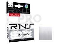 Braided line Dragon R’N’S Spinn Invisible Round & Silent Braid 150m 0.12mm