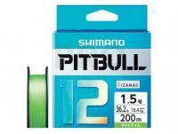 Braided Line Shimano Pitbull PE 12 S.Lime 150m #0.6