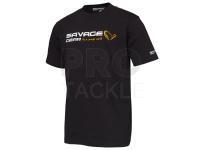 Savage Gear Signature Logo T-Shirt Black Ink - XL
