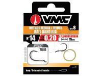 Leader VMC Fluorocarbon Method Feeder Bait Band Rig 7016 | 15cm | 8pcs | #10 | 0.25mm