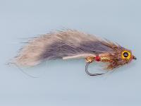 Streamer Grey Zonker Gold Mylar no. 6