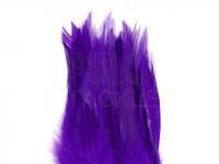 Feathers Wapsi Strung Rooster Saddles - purple/white