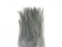 Feathers Wapsi Strung Rooster Saddles - shad.gray/white