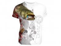 Breathable T-shirt Dragon - catfisch white M