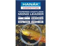 Tapered Knotless Mono Leader Clear 270 cm 9ft 0.12-0.43mm