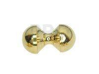 Twin Eyes gold - 4mm