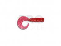 Soft Baits Delalande King 3cm - 14 - Rouge Pailleté