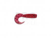 Soft Baits Delalande King 3cm - 34 - Rouge Pailleté Noir