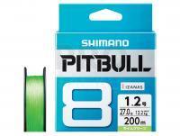 Braided Line Shimano Pitbull PE 8 Lime Green 150m #2.0