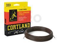 Fly lines Cortland 333 Full Sinking Type 3 Brown WF7S