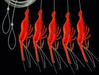 Dega Makerel-Shrimp Rig 5 arms - Red/Orange