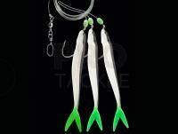 Dega Norway-Rig 3 fishes - White-Green