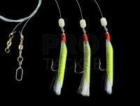 Dega Mackerel-Rig 3 Arms - Yellow-Glitter