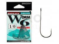 Hooks Decoy Super Fine Worm 6 - #2/0