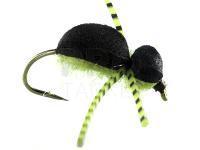 Dry fly Olive Beetle no. 10 - Chartreuse Legs
