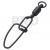 DAM Madcat Snaps with swivel Stainless Ball Bearing Swivel with Crosslock Snap