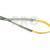 FMFly Self-opening Spring Scissors Gold Handle