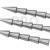 Mikado Tungsten sinker pins Jaws